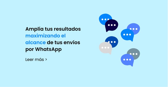 Aumento en la capacidad de envíos por WhatsApp